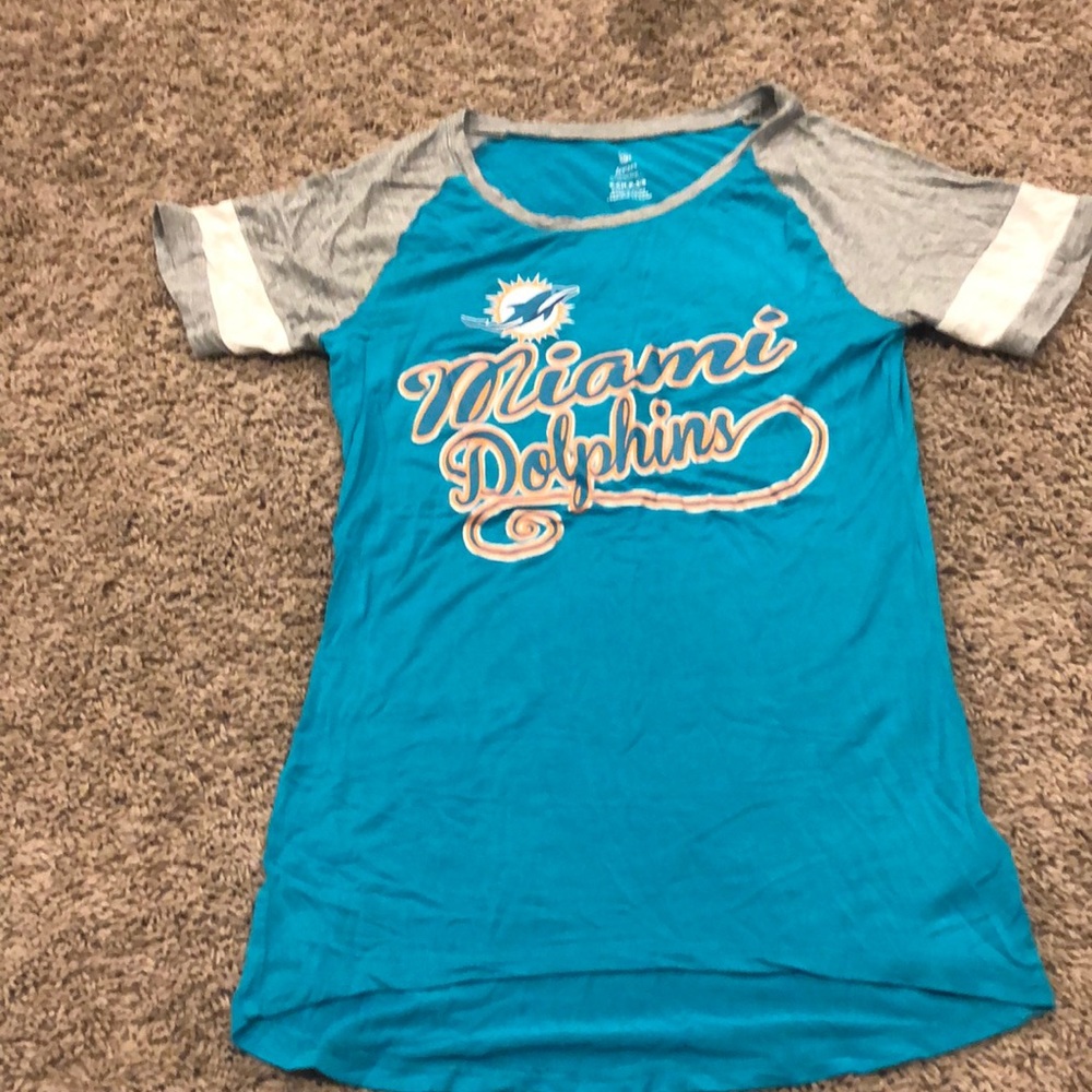 football shirt teal grey white